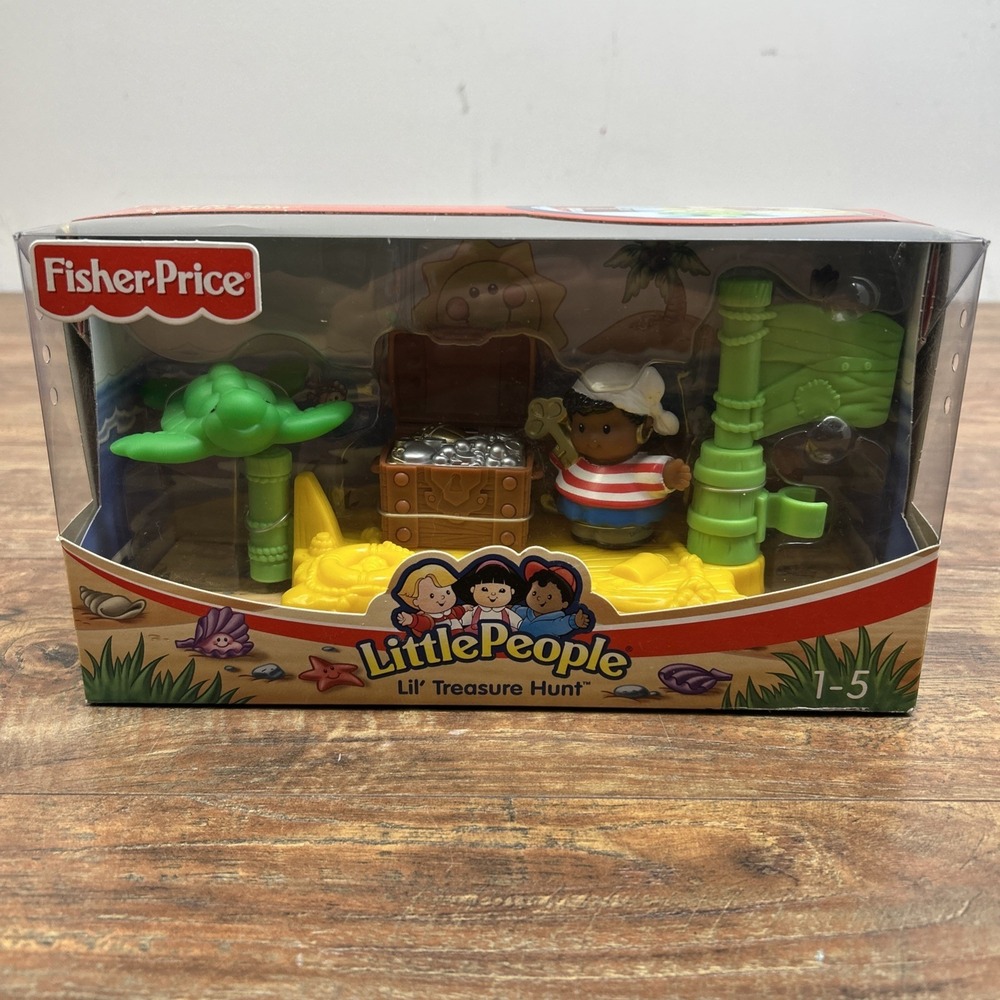 Vintage 2005 Fisher-Price Little People Lil' Treasure Hunt New‎ in Box J4421